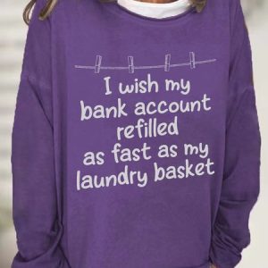 My Laundry Basket Casual Sweatshirt, Hoodies&Sweatshirts, Lilicloth.com