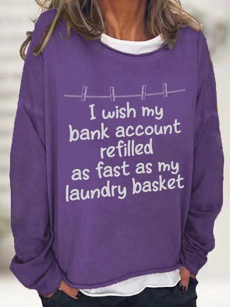 My Laundry Basket Casual Sweatshirt, Hoodies&Sweatshirts, Lilicloth.com