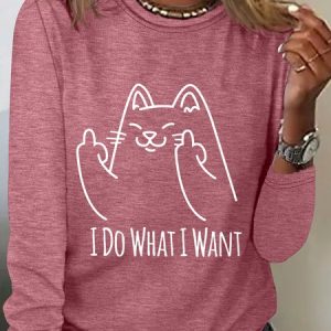 I Do What I Want Long Sleeve Shirt, Long sleeves, Lilicloth.com