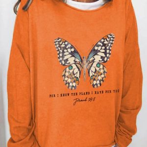 For I Know The Plans I Have For You Christian Faith Bible Verse Casual Sweatshirt, Hoodies&Sweatshirts, Lilicloth.com