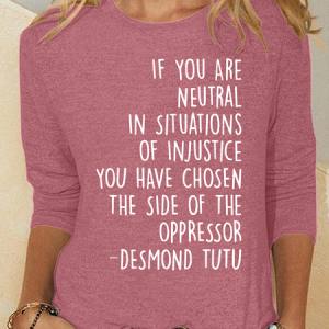 Human Rights , Feminist , Justice , Equal Rights Casual Long Sleeve Shirt, Long sleeves, Lilicloth.com