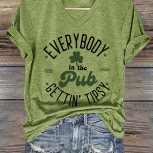 Casual Crew Neck Text Letters T-Shirt, T-shirts, Lilicloth.com
