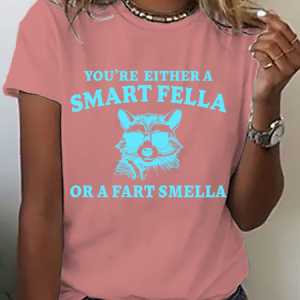 Are You A Smart Fella Or Fart Smella Cotton T-Shirt, T-shirts, Lilicloth.com