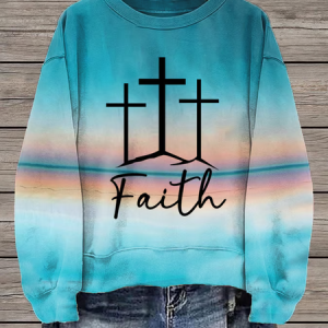 Women's Crew Neck Text Letters Printing Casual Spring/Fall Long Sleeve Sweatshirt, JustFashionNow Sweatshirts & Hoodies, color:As Picture|size:XXL,