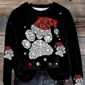 Women's Crew Neck Christmas Casual Spring/Fall Long Sleeve Sweatshirt, JustFashionNow Sweatshirts & Hoodies, color:Color3|size:4XL,