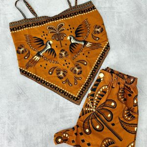 2 Pieces Outfit Floral Print Spaghetti Strap Sleeveless Tank and Casual Shorts Set, women Two-piece Sets, ChicMe catalog
