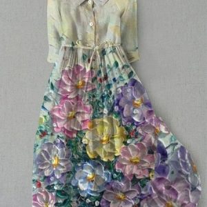 Women Floral Beach Summer Maxi Dress, Dresses, color:As Picture|size:4XL, catalog Noracora shop