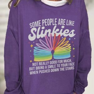Some People Are Like Slinkies Casual Sweatshirt, Hoodies&Sweatshirts, Lilicloth.com