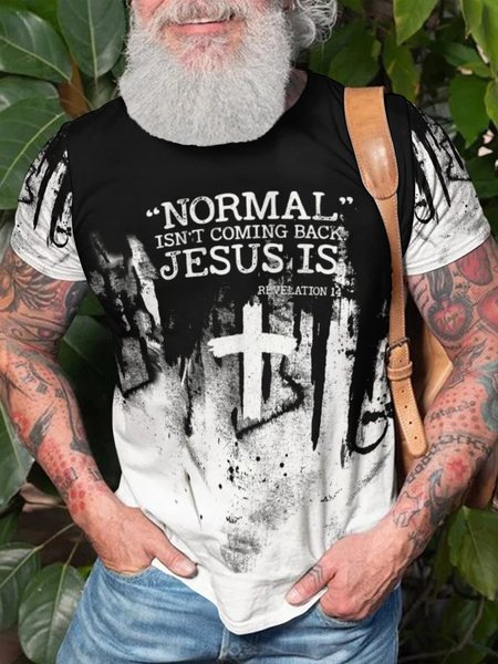 Normal Isn’t Coming Back Jesus Is Revelation 14 T-Shirt, T-shirts, Lilicloth.com - Image 2