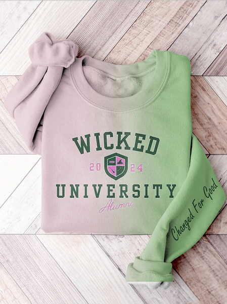 Women's Crew Neck Animal Casual Spring/Fall Long Sleeve Sweatshirt, JustFashionNow Sweatshirts & Hoodies, color:Pink|size:5XL,