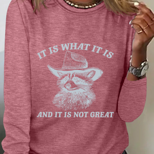 It Is What It Is Long Sleeve Shirt, Long sleeves, Lilicloth.com