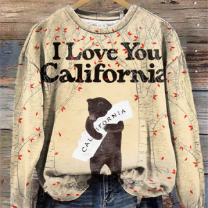 Women's Crew Neck Floral Printing Casual Spring/Fall Long Sleeve Sweatshirt, JustFashionNow Sweatshirts & Hoodies, color:Apricot|size:XXL,