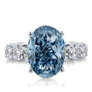 oval cut engagement rings - Italo Oval Cut Blue Topaz Engagement Ring Promise Ring, Italo jewelry - Online Catalog