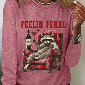 Feelin Feral Long Sleeve Shirt, Long sleeves, Lilicloth.com