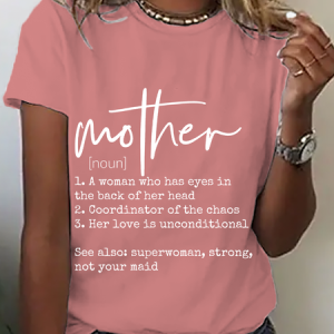 Mother Definition Cotton T-Shirt, T-shirts, Lilicloth.com