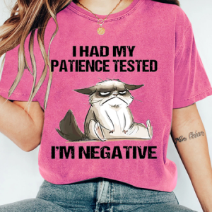 I HAD MY PATIENCE TESTED Wash Print T-Shirt, T-shirts, Lilicloth.com