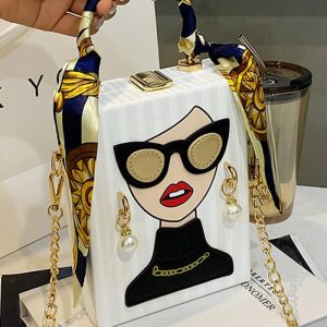 Vintage Figure Pearls Decor Evening Phone Bag, women Bags, ChicMe catalog