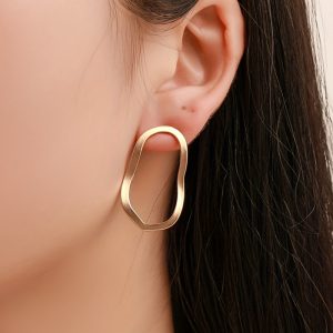 Geometric Irregular Earrings Minimalist Statement Earrings Jewelry, women Earrings, ChicMe catalog