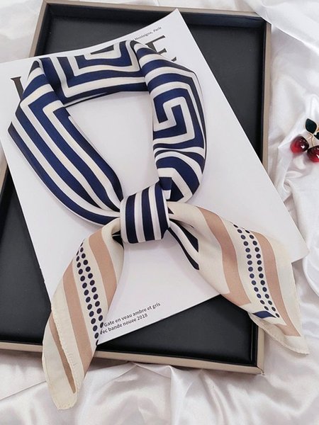 Urban Geometric Silk Scarf, Scarves, color:Color3|size:One-size, Stylewe
