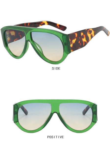 Urban Leopard Color Block Sunglasses, Sunglasses, color:Leopard|size:One-size, Stylewe