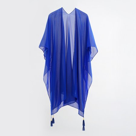 Women Plain Spring/Fall Cover-up Casual Lightweight Cardigan, JustFashionNow Cardigans, color:Blue|size:One-size,