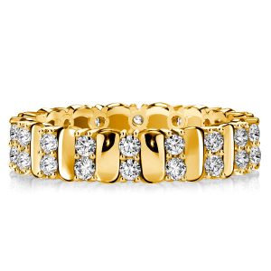 eternity band - Italo Double Row Eternity Band For Women Anniversary Rings, Italo jewelry - Online Catalog