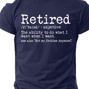 Fun Retirement Programming Cotton T-Shirt, T-shirts, Lilicloth.com