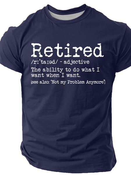 Fun Retirement Programming Cotton T-Shirt, T-shirts, Lilicloth.com