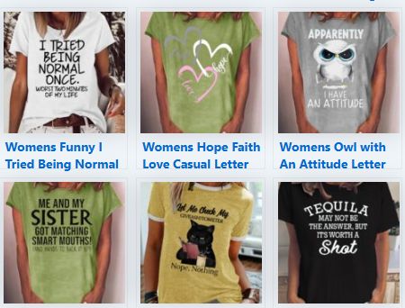 Women's Printed T-Shirts
