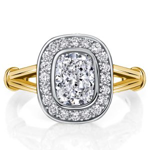 halo engagement rings - Italo Halo Cushion Cut Sterling Silver Rings For Women, Italo jewelry - Online Catalog