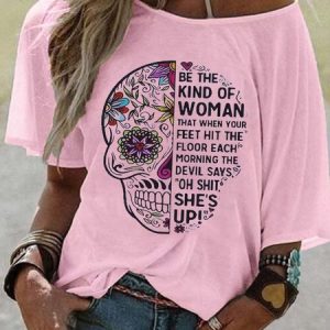 Women Wild West Short Sleeve Tee T-shirt Crew Neck Vintage Summer Top, JustFashionNow T-Shirts, color:Pink|size:3XL,