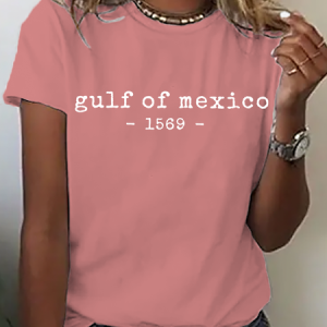 Gulf Of Mexico Cotton T-Shirt, T-shirts, Lilicloth.com