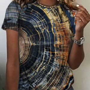 Vintage Print T-Shirt, T-shirts, Lilicloth.com