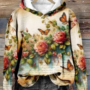 Vintage 3D Printing Hoodie, Hoodies&Sweatshirts, Lilicloth.com