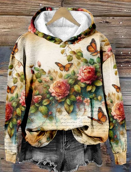 Vintage 3D Printing Hoodie, Hoodies&Sweatshirts, Lilicloth.com