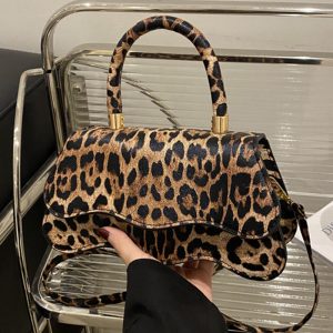 Leopard Print Vintage Handbag Casual Ladies Clutch Shoulder Bag, women Bags, ChicMe catalog