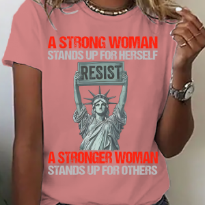 A Strong Woman Cotton T-Shirt, T-shirts, Lilicloth.com