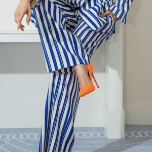 Urban Striped Printing Straight  Fashion Pants, Pants, color:As Picture|size:XXL, Stylewe