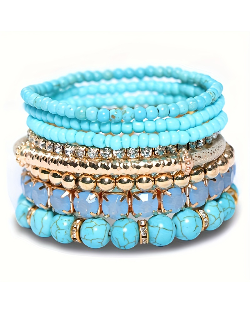 1pcs Bohemian Beaded Trendy Multi-layer Bracelet, women Bracelet, ChicMe catalog
