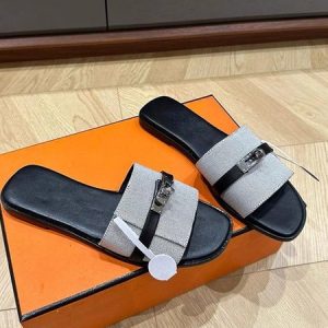 Casual All Season Slide Sandals, Slippers, color:Light Gray|size:43, Stylewe