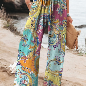 Casual Abstract Graphic Long Printing Pant, Pants, color:As Picture|size:4XL, catalog Noracora shop