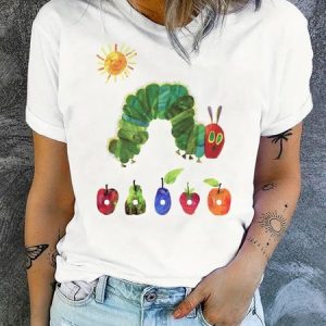 Vintage Animal Art Print Crew Neck Short Sleeve Cotton T-shirt, T-shirts, color:White|size:4XL, catalog Noracora shop