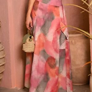 Urban Printing Abstract Maxi Skirt, Skirts, color:As Picture|size:XXL, Stylewe