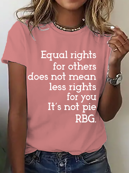 Equal Rights Shirt, Rbg Sayings Tee,Women's Rights Cotton T-Shirt, T-shirts, Lilicloth.com