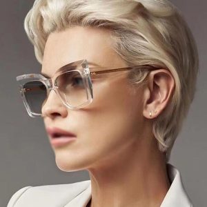 1Pair Ombre Lens Cat Eye Frame Fashion Sunglasses, women Sunglasses, ChicMe catalog