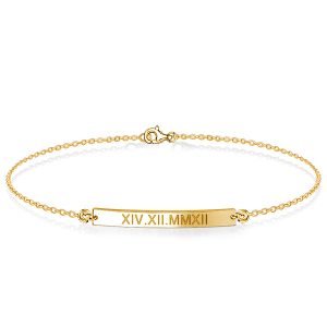 - Italo Personalized Bar Bracelet Womens Dainty Bracelet, Italo jewelry - Online Catalog