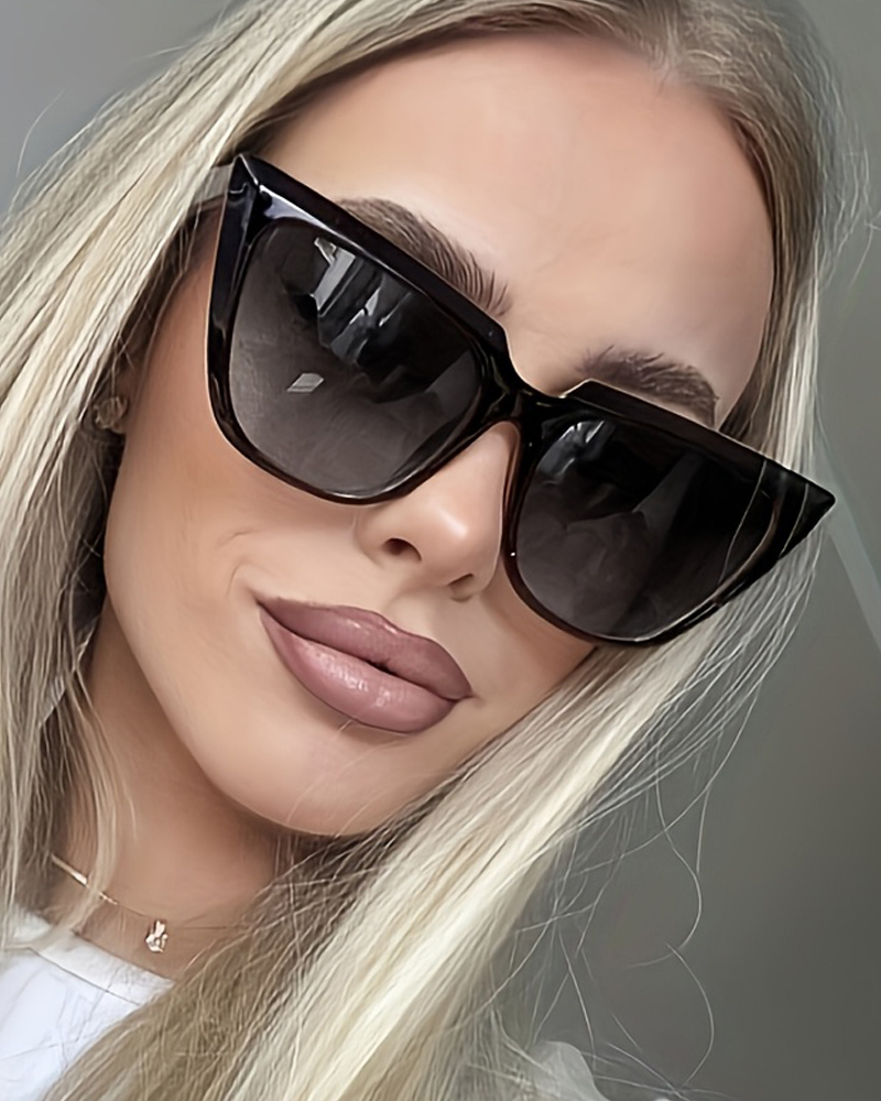 Retro Fashion Sunglasses Cat Eye Thick Frame Sun Glasses, women Sunglasses, ChicMe catalog