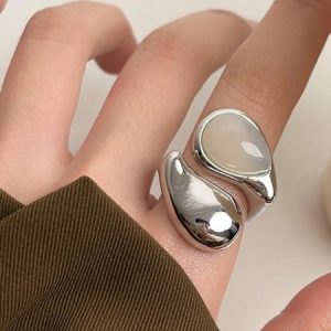 Daily Geometric  Ring, Rings, color:Silver|size:One-size, Stylewe