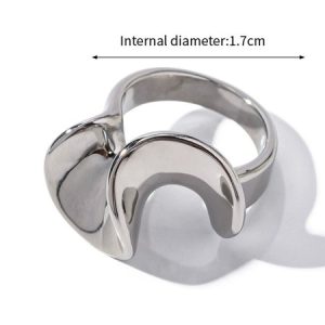 Urban Geometric  Ring, Rings, color:As Picture|size:One-size, Stylewe