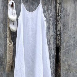 Women Sleeveless Tank Top Camisole Summer Plain Spaghetti Daily Casual Top, JustFashionNow Tanks & Camis, color:White|size:4XL,